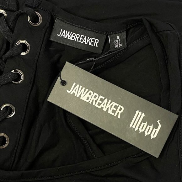 JAWBREAKER Skull Cross Witchy Dress With Back Ties - Picture 10 of 11